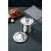 1.8 L 304 Stainless Steel Oil Filter Storage Pot Grease Keeper Oil Container for Bacon Fat, Kitchen Cooking or Frying Oil